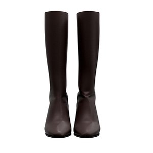 3D high leather boots