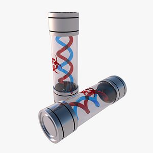 3D virus container model