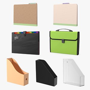 3D model Paper File Holders Collection 3