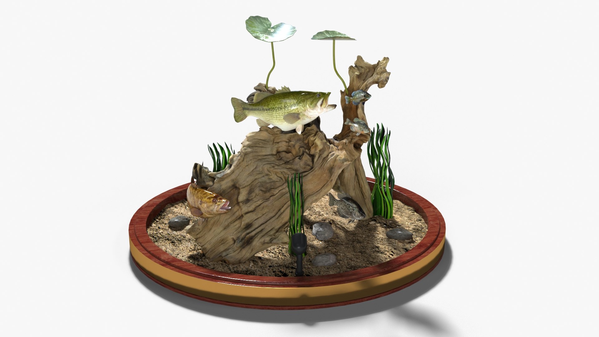 3D Model Taxidermy Habitat Scene TurboSquid 1822213