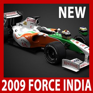 3d model 1 f1 force india