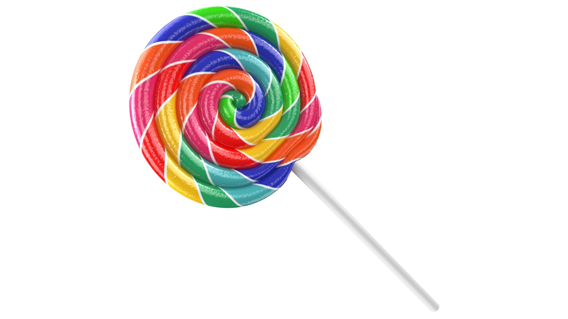 Swirl Lollipop 02 3D Model - TurboSquid 1987890