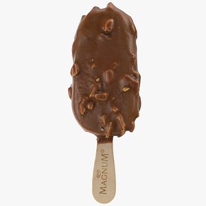 Magnum Almond Ice Cream Bar - Raw Scan 3D model