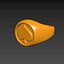 3D Imperium Spade Ring