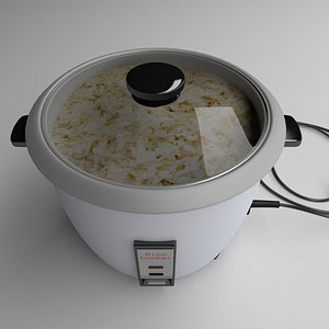 Black Decker Rice Cooker 3D model