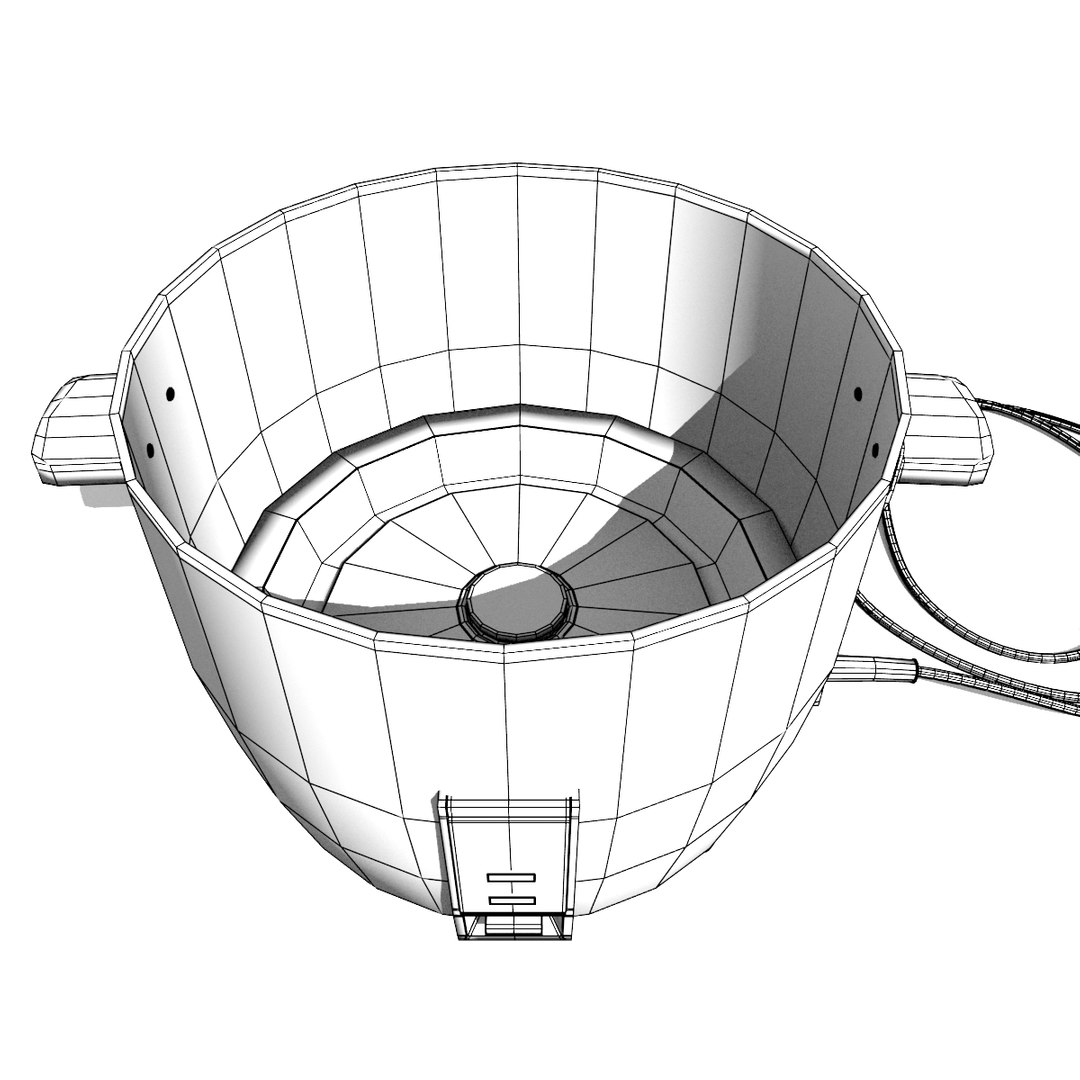 Rice Cooker 3d Model