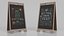 3D Ultimate Outdoor Advertising Chalkboard Signs model