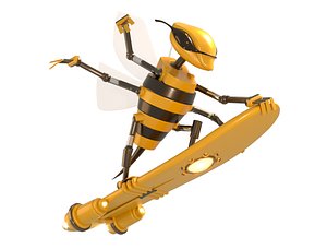science fiction robotics 3D model