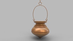 3D model big pooja pot