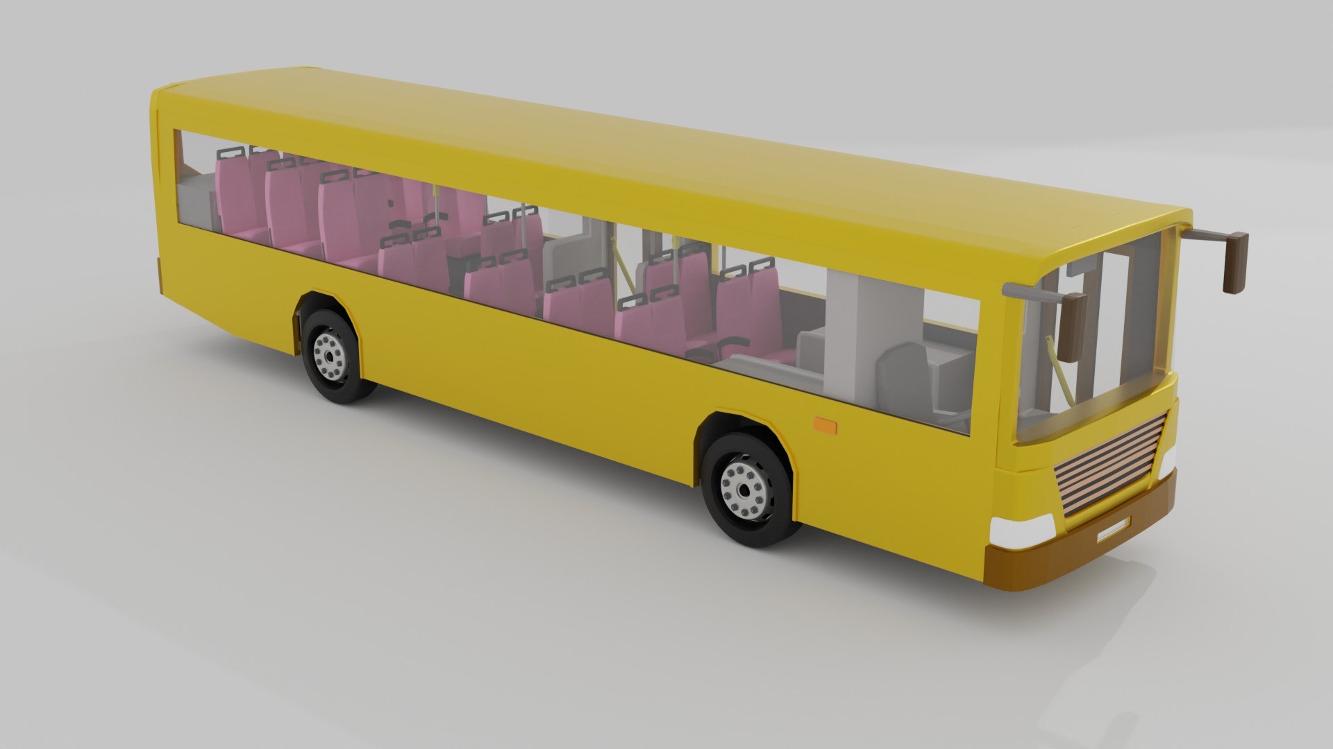 3D Single-Deck Bus Model - TurboSquid 2096814