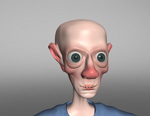 man cartoon 3D model