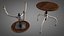 Small Vintage Worn Stool