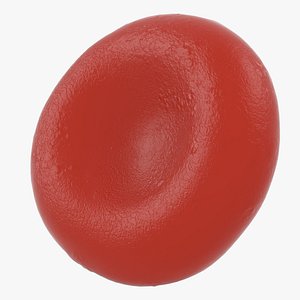 red blood cell erythrocyte 3D