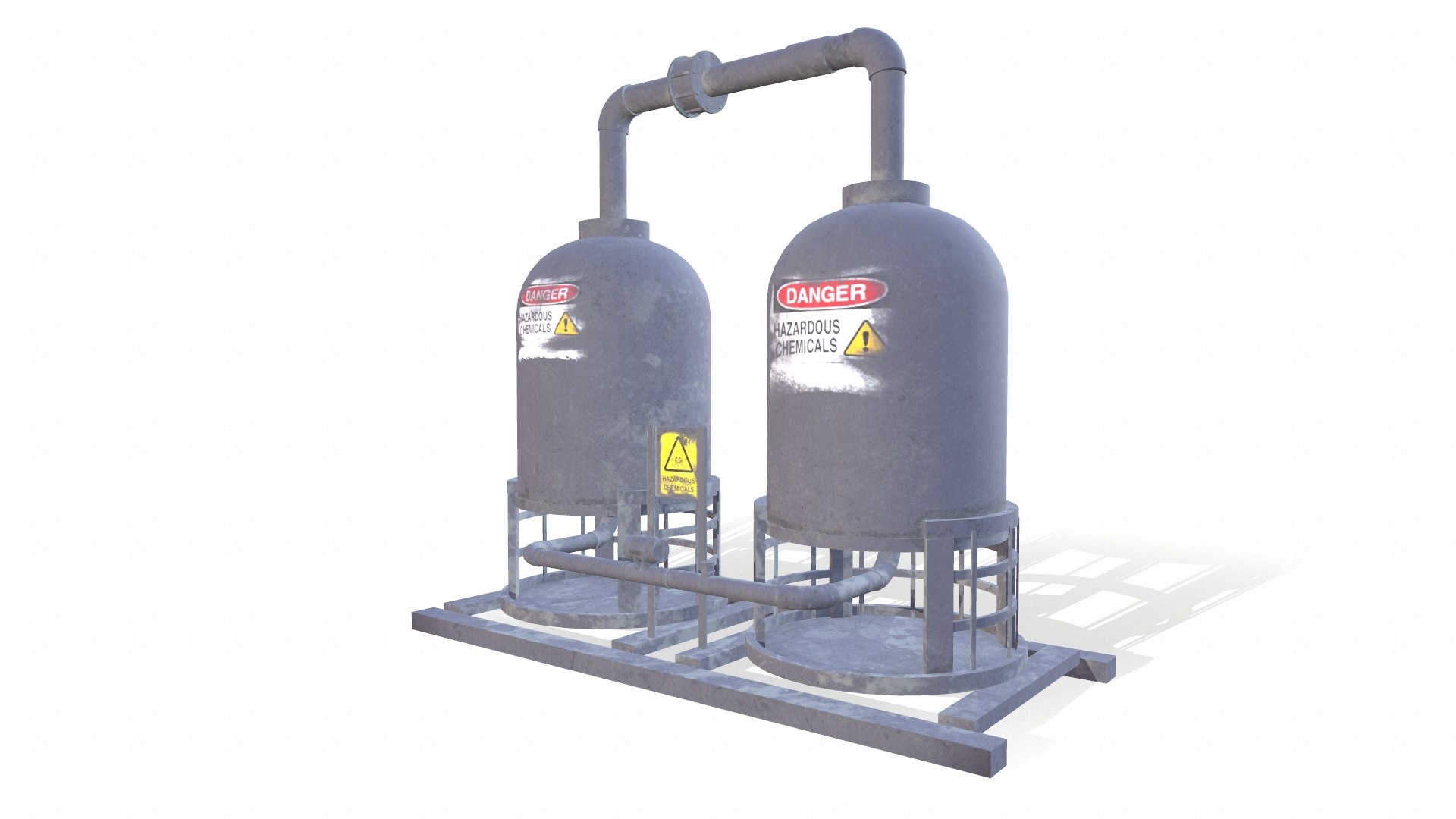 Hazard Storage Tank 3D Model - TurboSquid 2299148