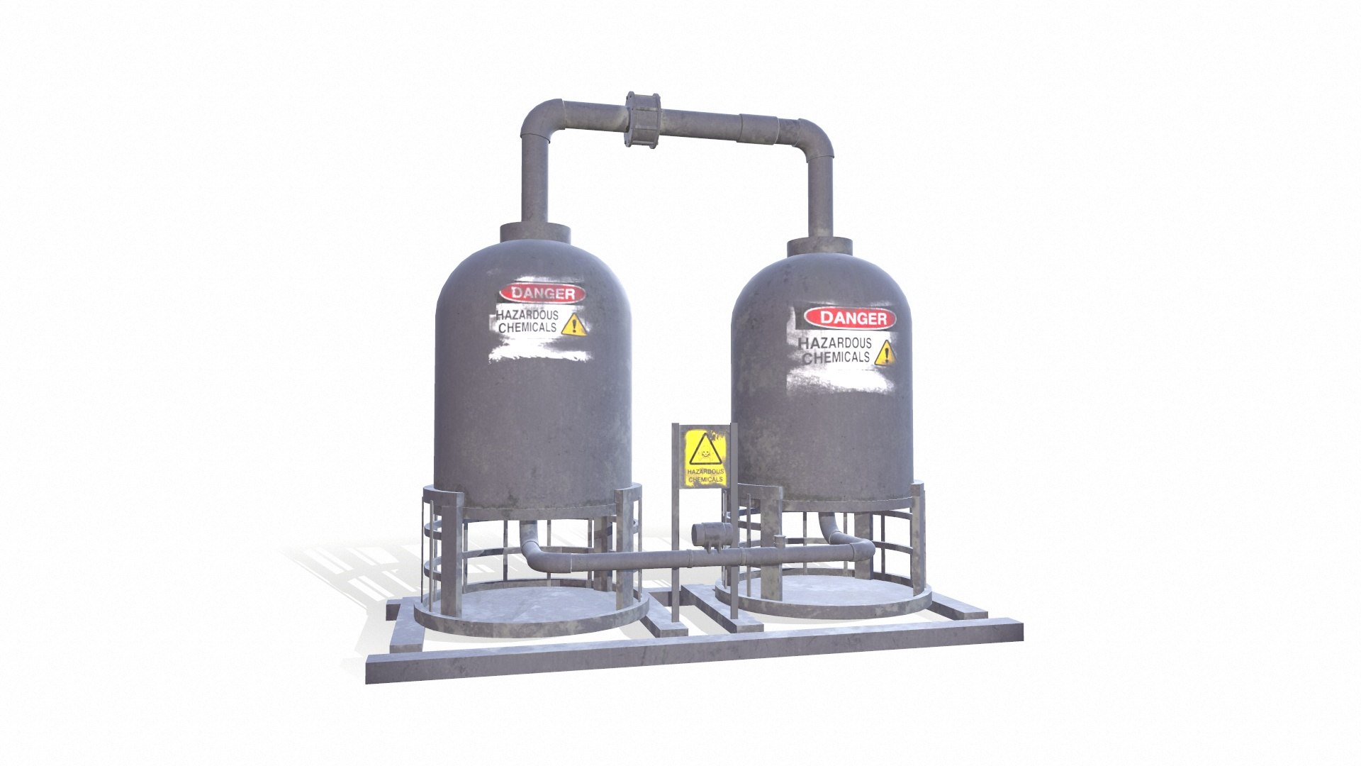 Hazard Storage Tank 3D Model - TurboSquid 2299148
