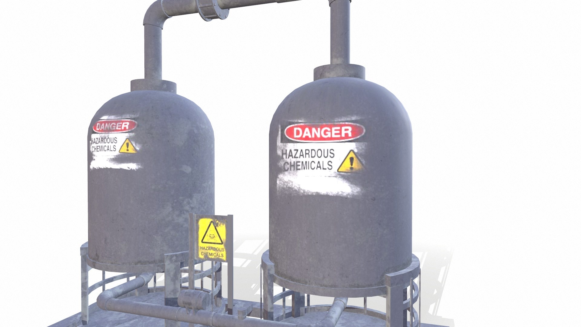 Hazard Storage Tank 3D Model - TurboSquid 2299148