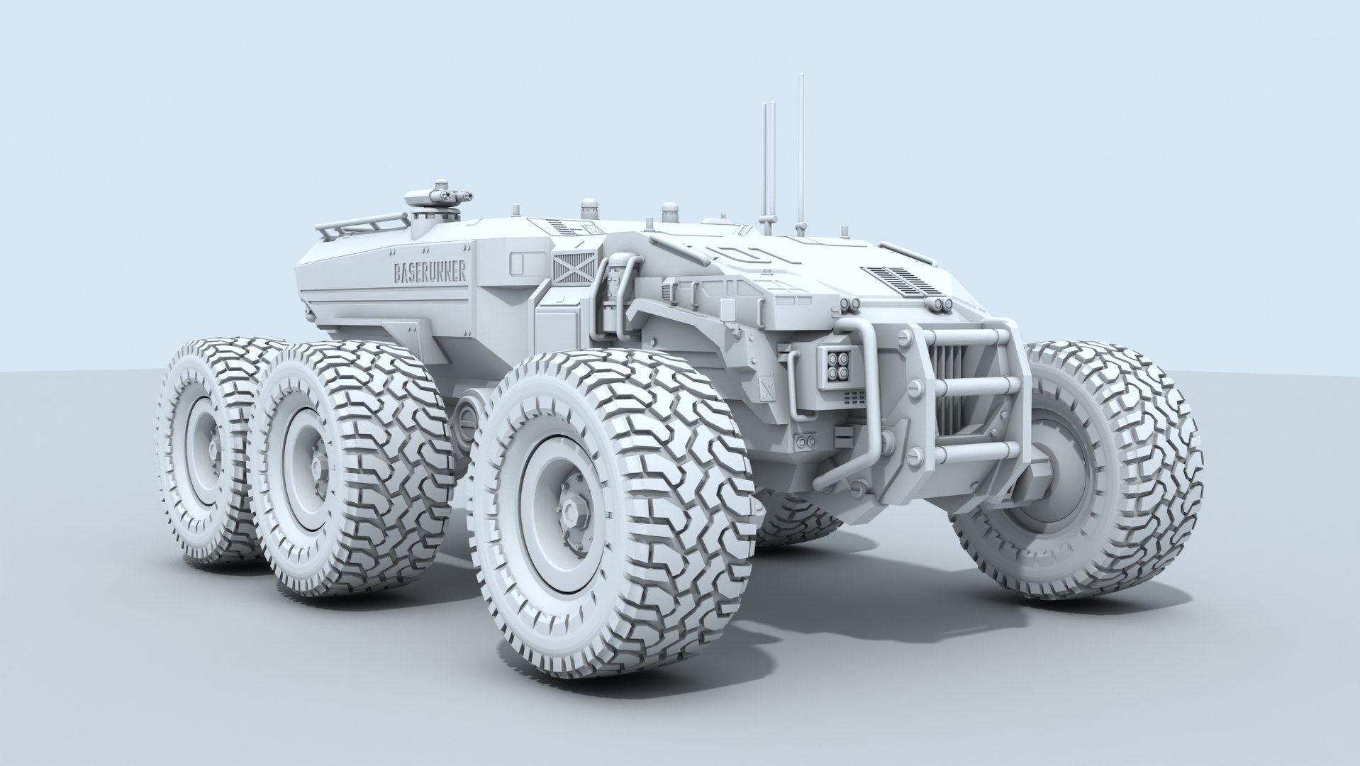 Scifi Base Vehicle 3D Model - TurboSquid 2303318