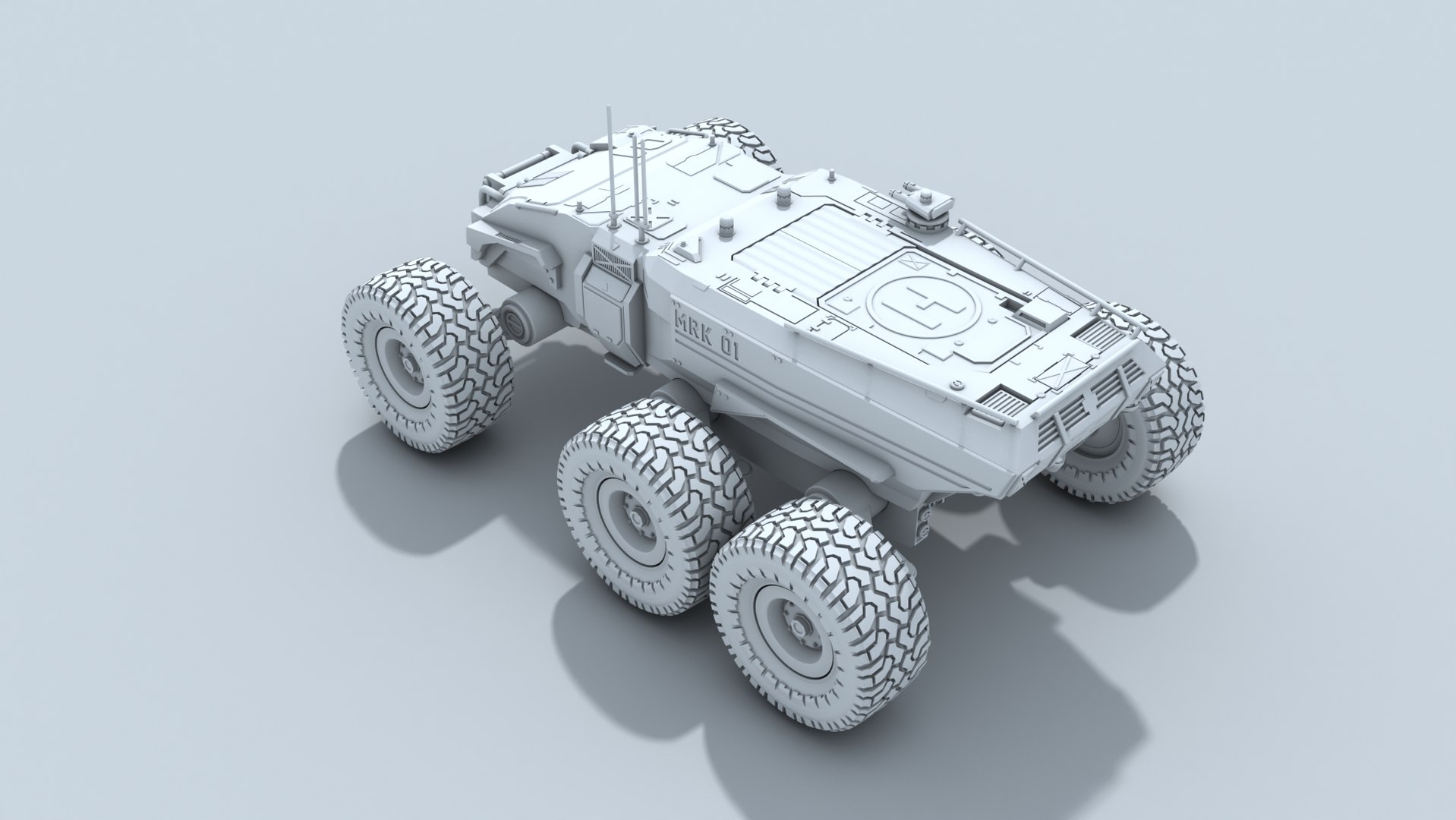 Scifi Base Vehicle 3D Model - TurboSquid 2303318