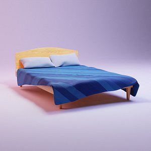 3d model of a bed