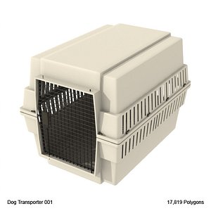 dog transport carrier 3d model