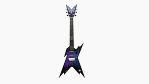 3D model Electric Guitar B05 Galaxy - Music Instrument Design