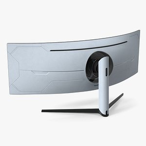 3D Ultrawide Curved Gaming Monitor OFF model