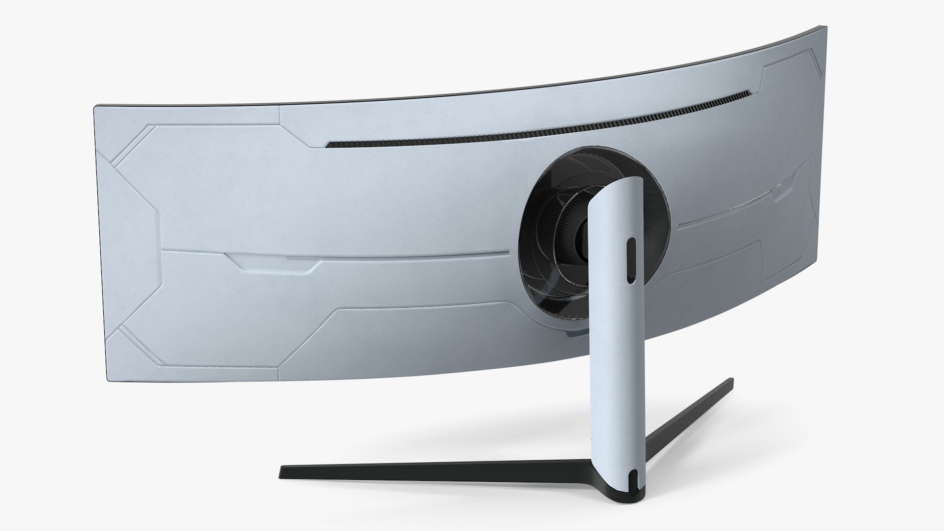 Ultrawide Curved Gaming Monitor OFF 3D model preview
