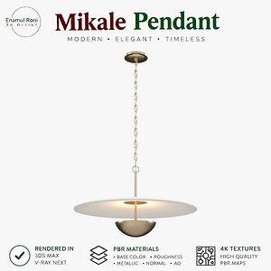 Mikale Pendant 52829CPZLED
