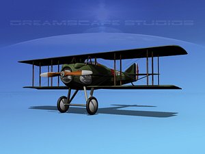 3d model spad xiii xii fighters