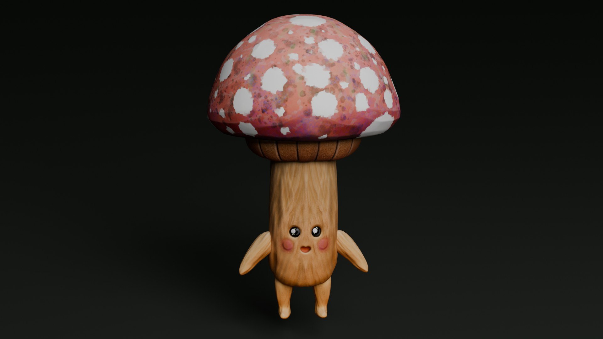 Mushroom Character 3D model https://p.turbosquid.com/ts-thumb/1A/MOIyvw/RE/mushroomcharacter_11/jpg/1778566067/1920x1080/fit_q87/2aae245dad93071066b245013e2ab53a6a059637/mushroomcharacter_11.jpg