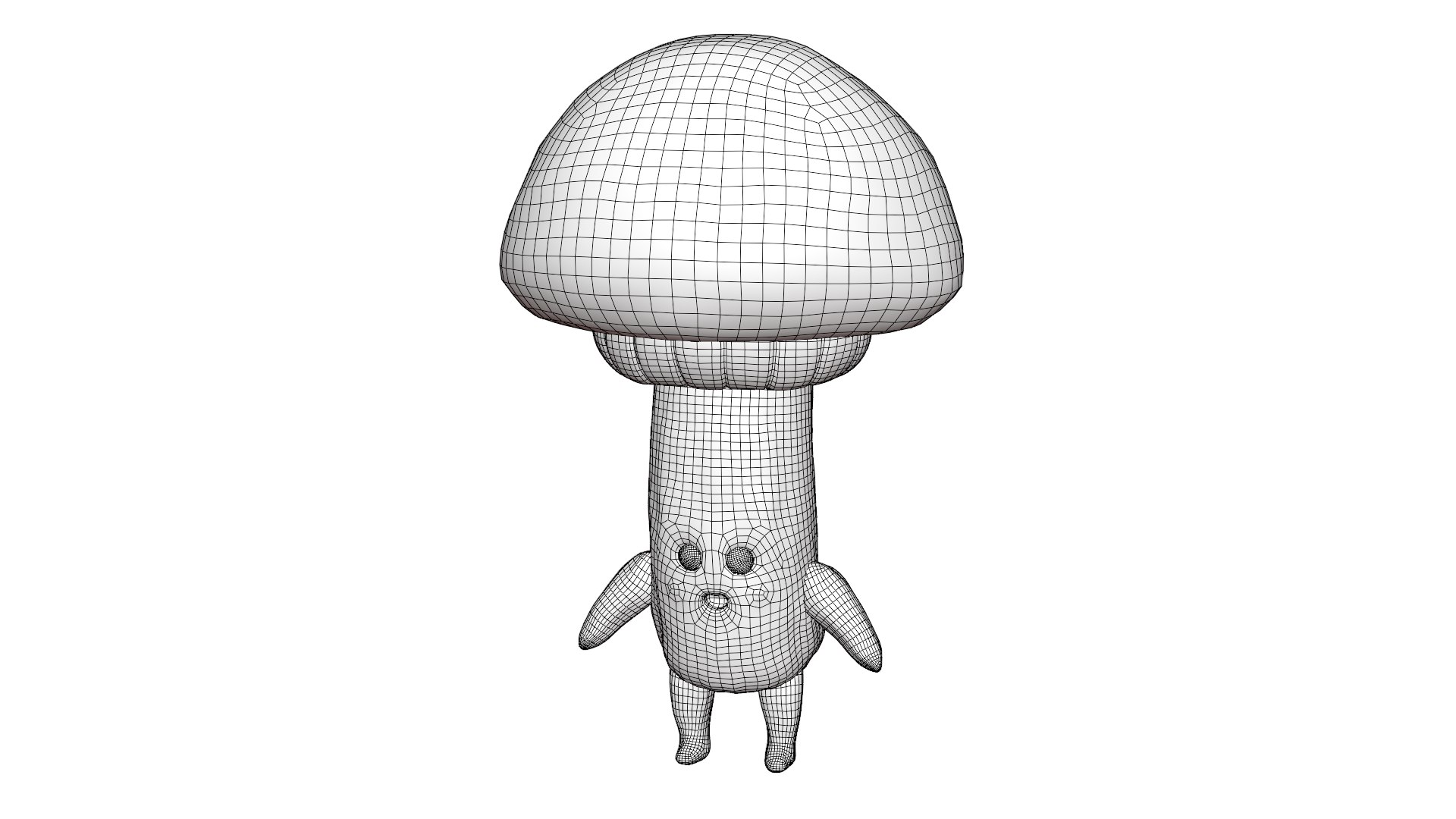 Mushroom Character 3D model https://p.turbosquid.com/ts-thumb/1A/MOIyvw/S4/wire/png/1778566072/1920x1080/fit_q87/509ccf04450110d27db6eaf72e710868db45d6f3/wire.jpg
