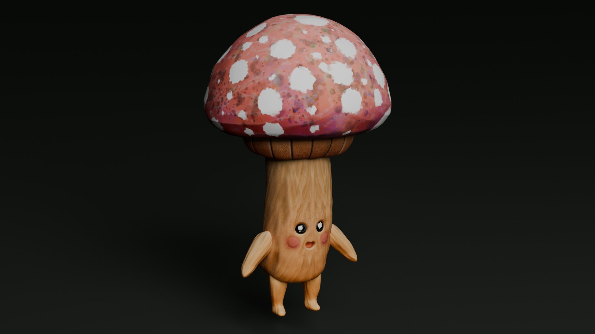 Mushroom Character 3D model https://p.turbosquid.com/ts-thumb/1A/MOIyvw/zY/mushroomcharacter_16/jpg/1778566068/1920x1080/fit_q87/08e5d68ef68ea33de7ebcf64c28e014dde6a0022/mushroomcharacter_16.jpg