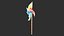 Pinwheel Rigged Animated Low Poly