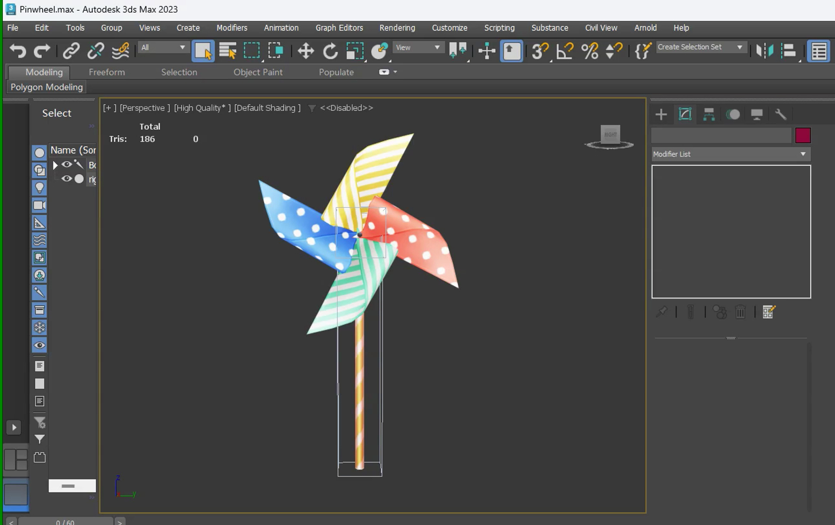 Pinwheel Rigged Animated Low Poly 3D Model - TurboSquid 2522530
