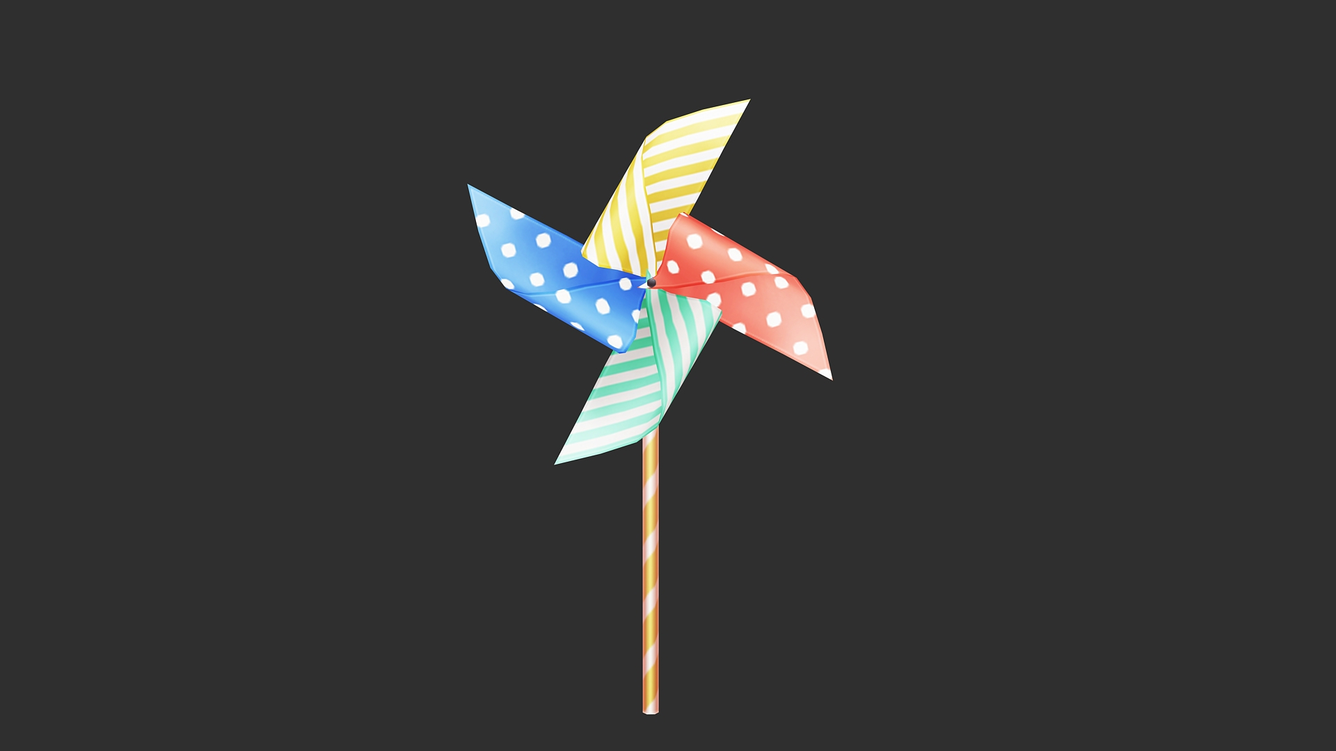 Pinwheel Rigged Animated Low Poly 3D Model - TurboSquid 2522530