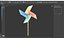 Pinwheel Rigged Animated Low Poly
