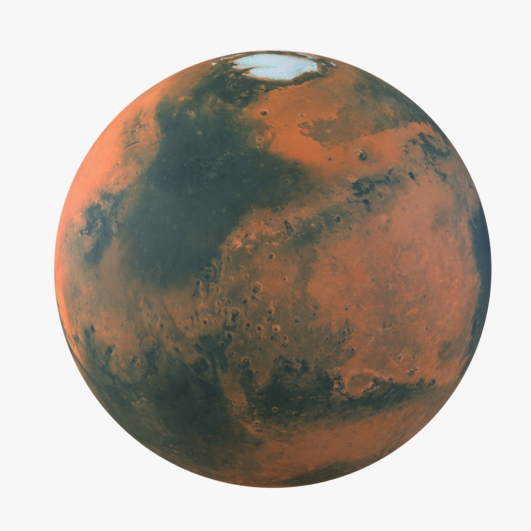 Mars Planet 3D model preview