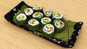 Sushi Set 2 3D model