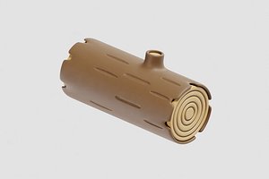 Cartoon Tree Branch 3D model