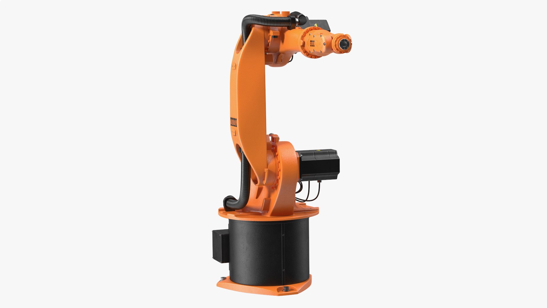 Low Payload Robot Arm Kuka KR 6 2 Rigged for Cinema 4D 3D model preview