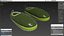 Green Down Slippers