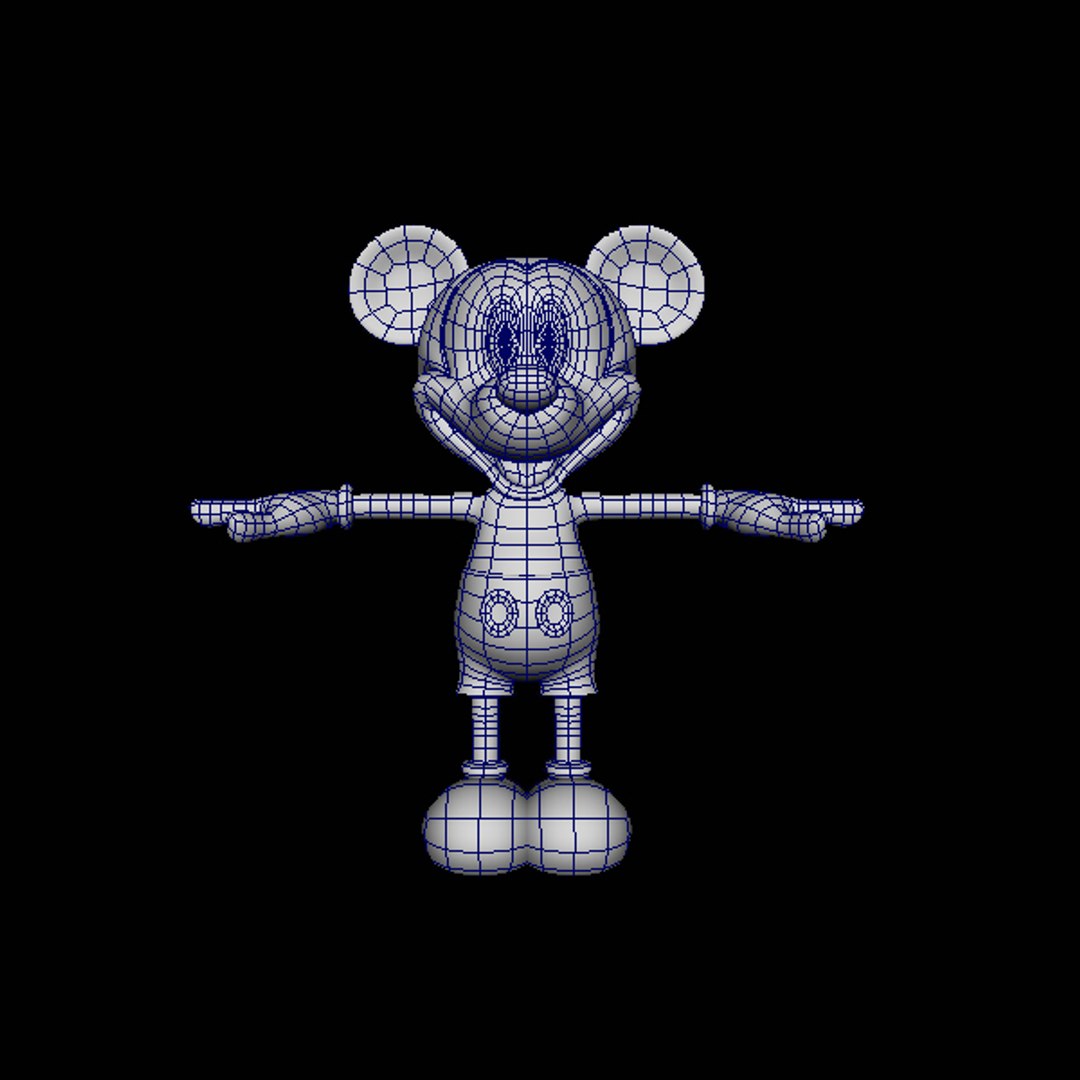 Mickey Mouse Fbx