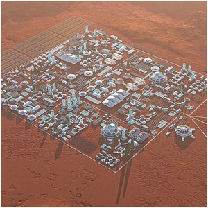Martian Base 3D