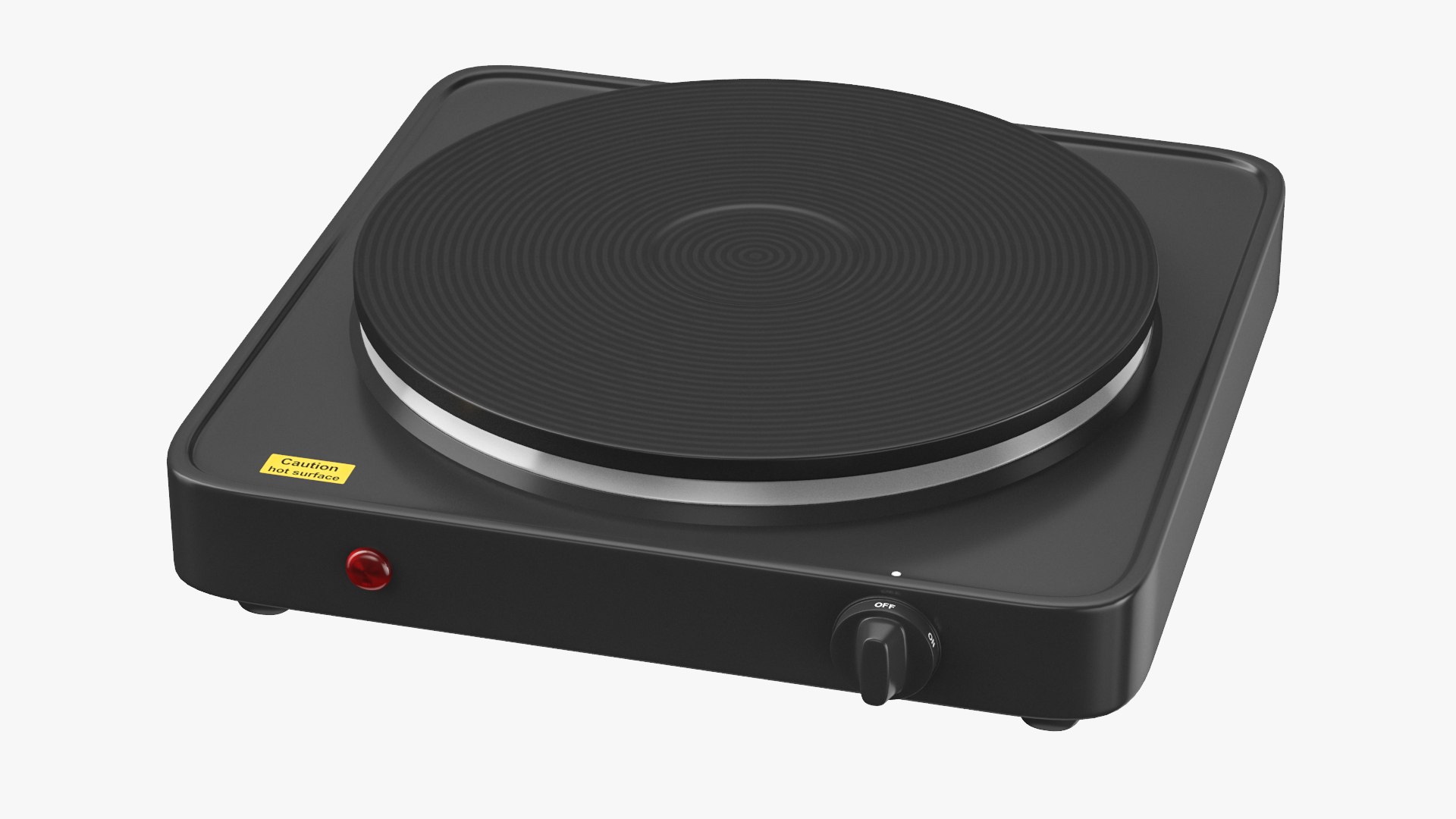 Electric Stove Single Burner 3D TurboSquid 1849944