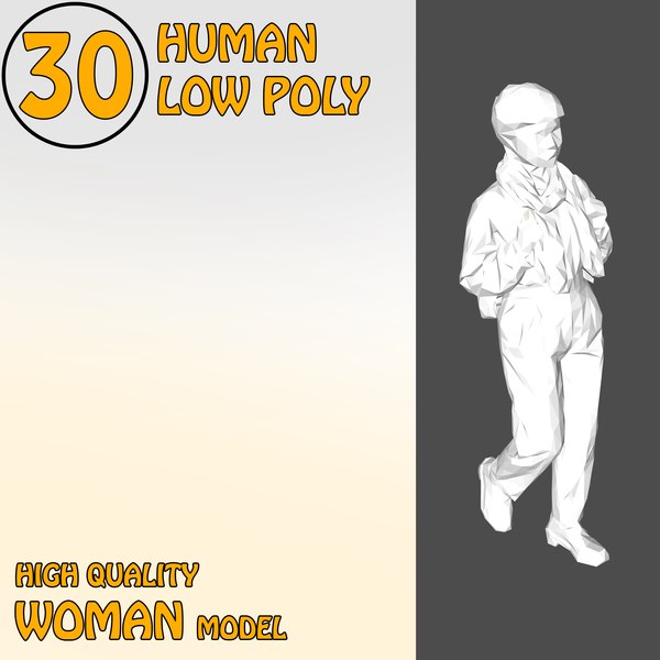 modelo 3d Human 30 Low Poly de alta calidad - TurboSquid 1627446