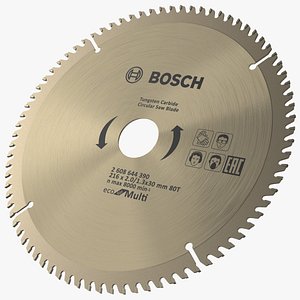 Multi Material Circular Blade Bosch 3D