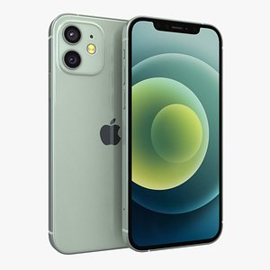 apple iphone 12 green 3D