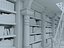 Scena d'interni di una lussuosa biblioteca reale europea in stile classico.