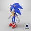 Cinematic Sonic the Hedgehog Character