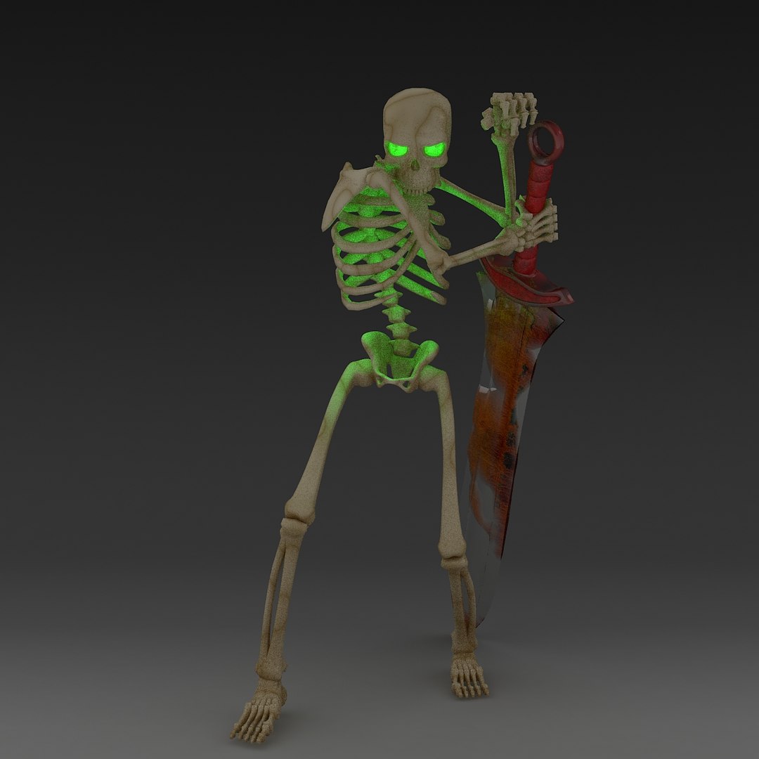 3d Model Rigged Character Animation